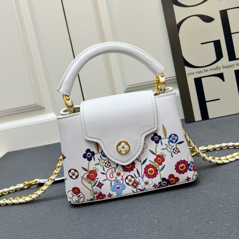 Louis Vuitton X Murakami Capucines East West Mini White 21Cm M13246 - Image 2