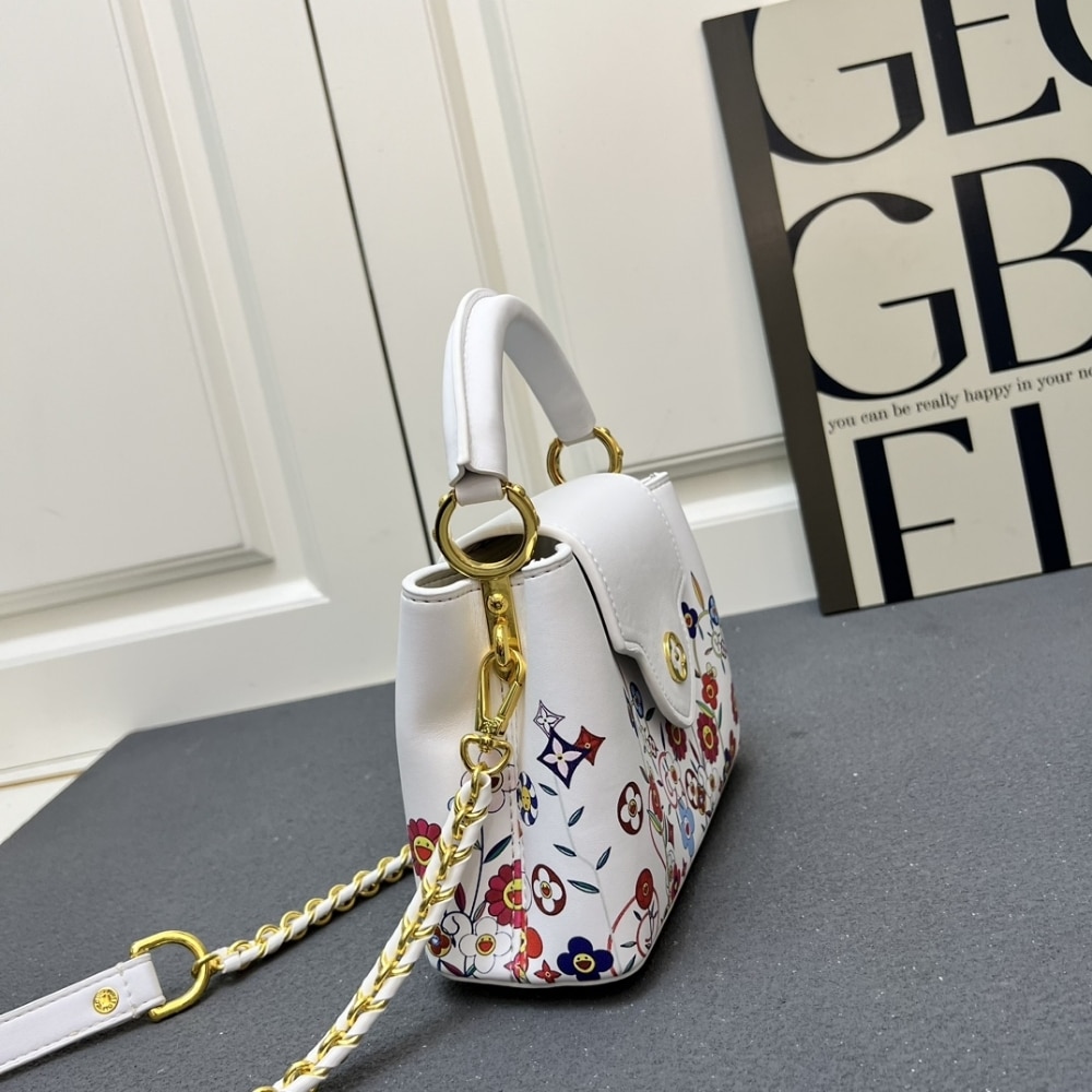 Louis Vuitton X Murakami Capucines East West Mini White 21Cm M13246 - Image 4