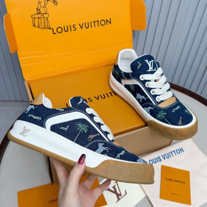 Alternative view of Louis Vuitton LV The Darjeeling Limited LV Tilted Sneaker Blue 1AJTLH