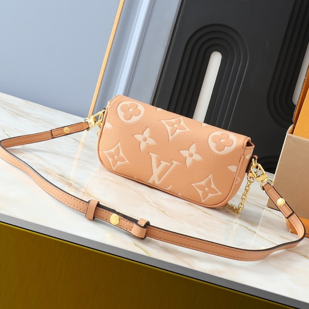 Louis Vuitton Ivy Bag Monogram Empreinte Cream 23.5Cm M12758 - Image 4