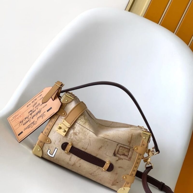 Alternative view of [Super Vip 1:1] Louis Vuitton Side Trunk MM Beige 23Cm M12480