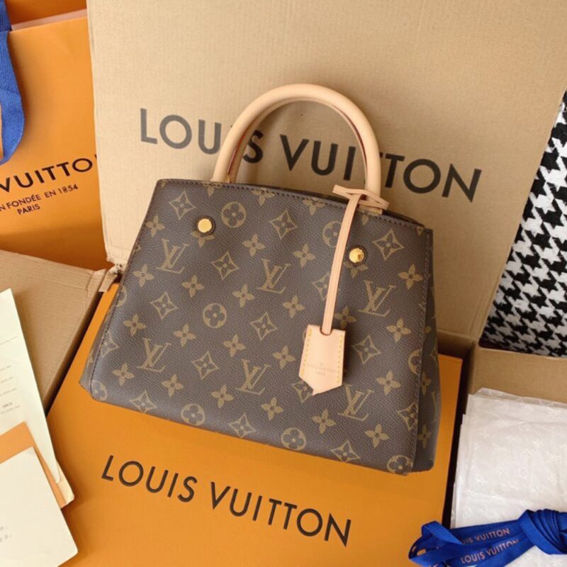 Alternative view of [Super Vip 1:1] Louis Vuitton Montaigne Bb Monogram Canvas Brown 29Cm M41055