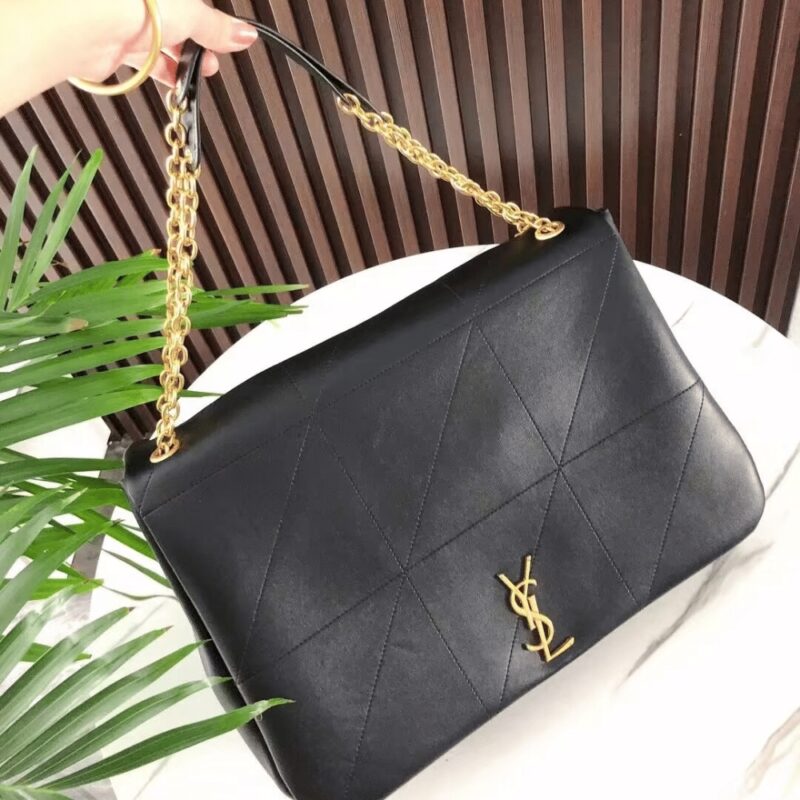 Alternative view of Saint Laurent Large Jamie 4 3 In Black 42Cm 742431Aab321000