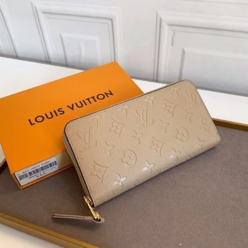 Alternative view of Louis Vuitton Zippy Wallet Monogram Empreinte Turtledove 19Cm M69034