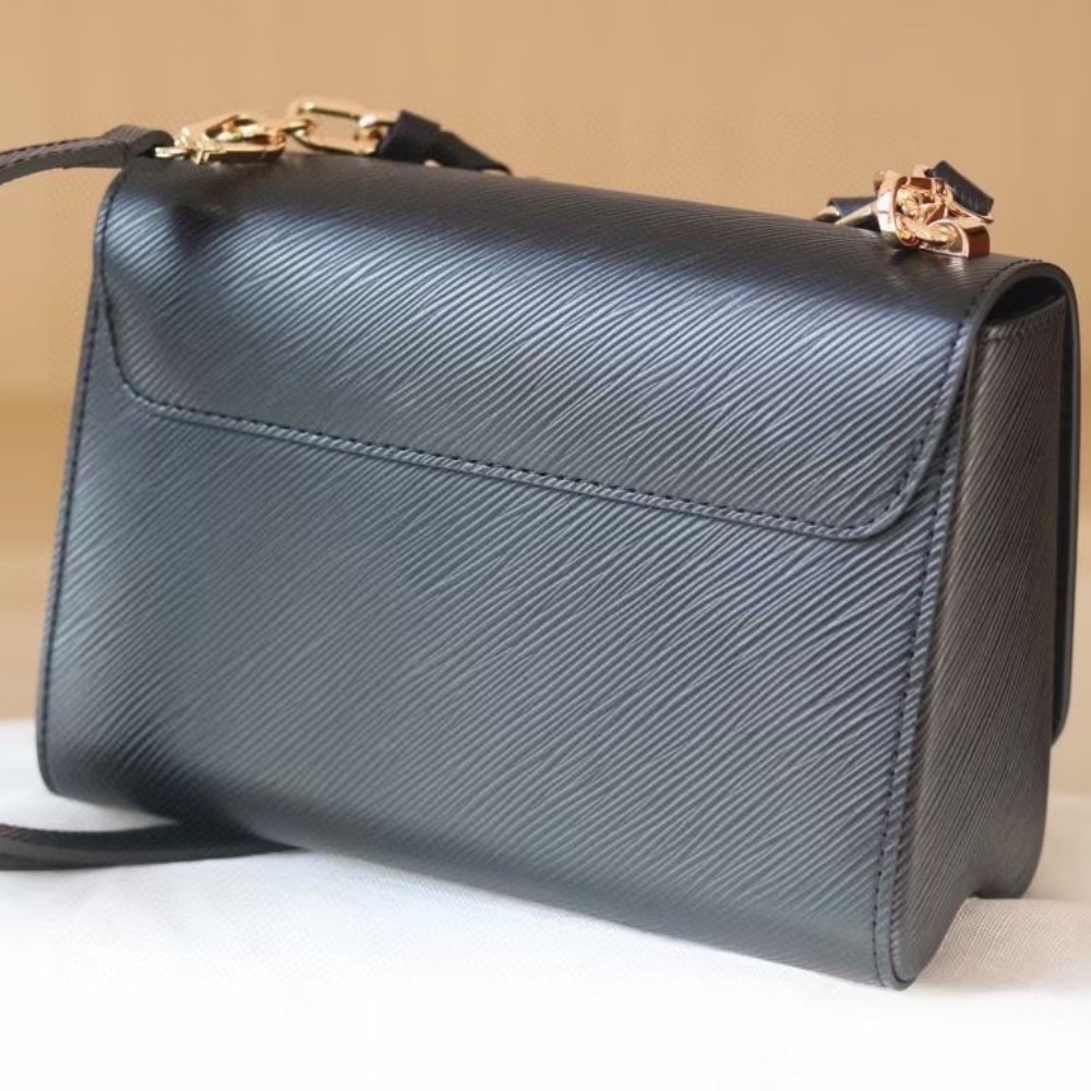 Louis Vuitton Lv Twist MM Handbag Black 23Cm - Image 5