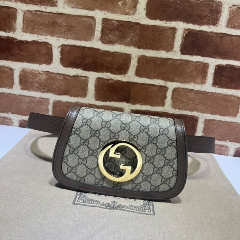 Alternative view of [Super Vip 1:1] Gucci Blondie Belt Bag Gg Supreme Beige Ebony 703807 K9Gsg 8358