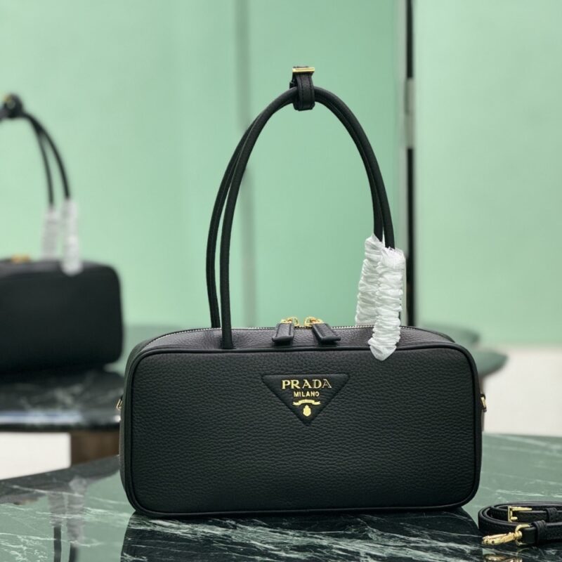 Alternative view of Prada Medium Top Handle Bag Black 29Cm 1Bb126 2Dkv F0632 V Ono