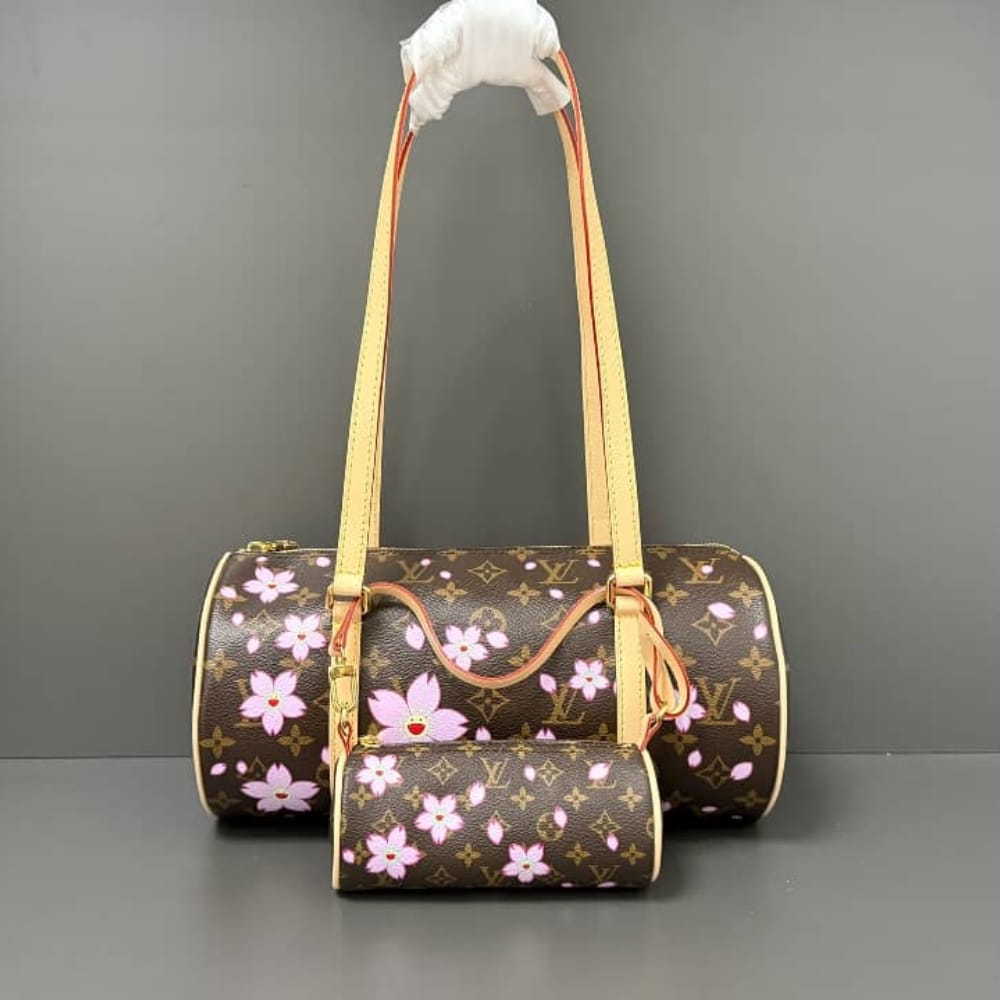 Louis Vuitton X Murakami Papillon Sakura Brown 27Cm M13097 - Image 2