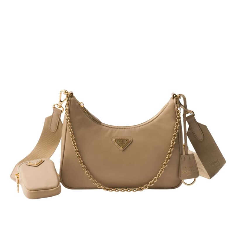 Prada Re Edition 2005 Re Nylon Bag Camel 22Cm 1Bh204 R064 F0Y8C V V9L