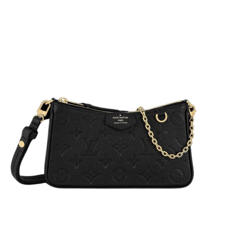Louis Vuitton Easy Pouch On Strap Black 21Cm M80349