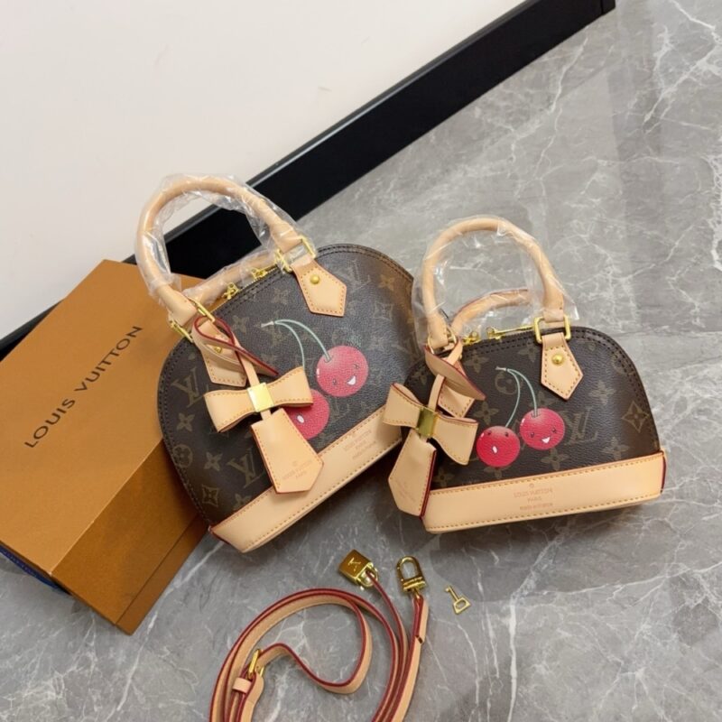 Alternative view of Louis Vuitton X Takashi Murakami Monogram Cerise Nano Alma Brown 16 Cm M13416