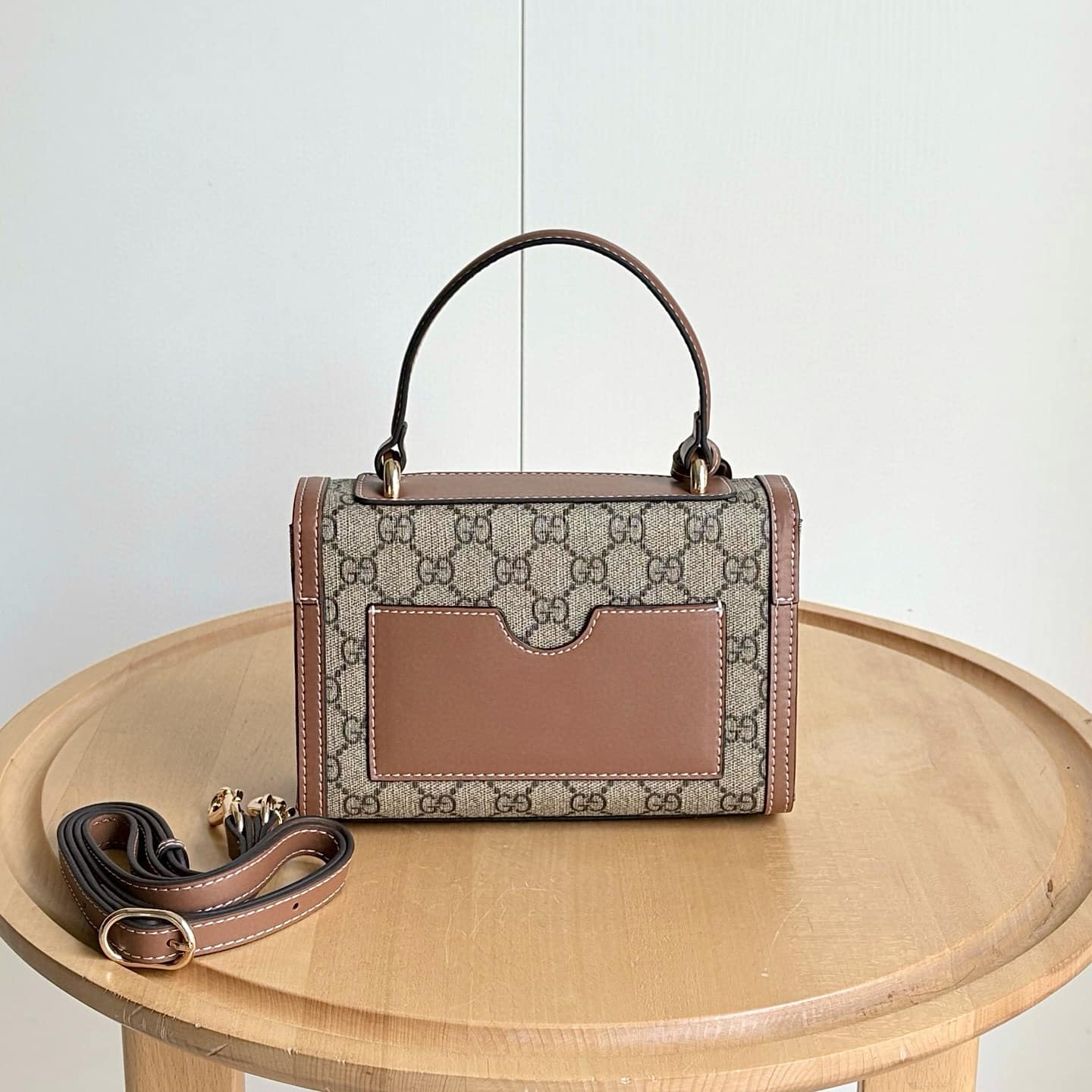 Gucci Padlock Small Top Handle Bag Brown 20Cm 838999 Fad6L 9758 - Image 4