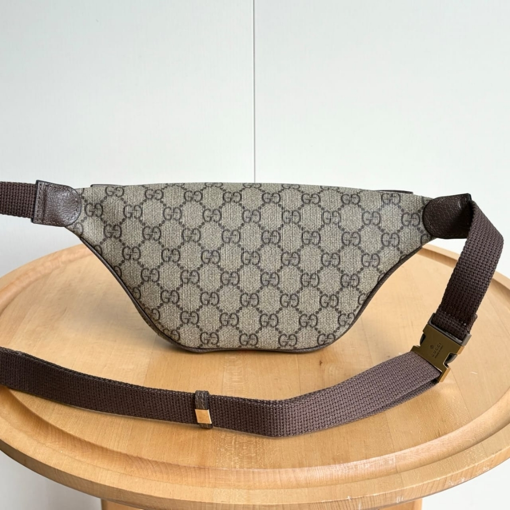 Gucci Ophidia Small Belt Bag Beige And Dark Brown 30Cm 839106 FAEOF 9745 - Image 6