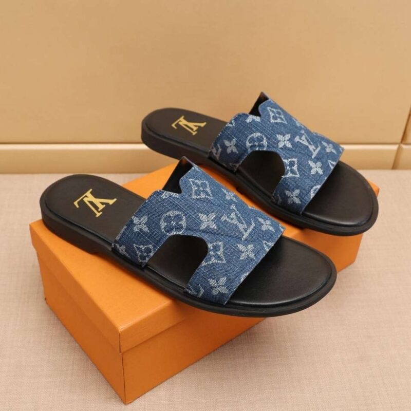 Alternative view of Louis Vuitton Oasis Mule Monogram Denim Blue 1Ac69R