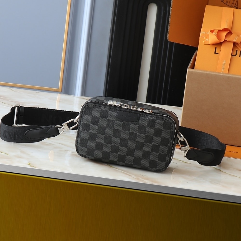 Louis Vuitton Lv Alpha Wearable Grey And Black 18M - Image 2