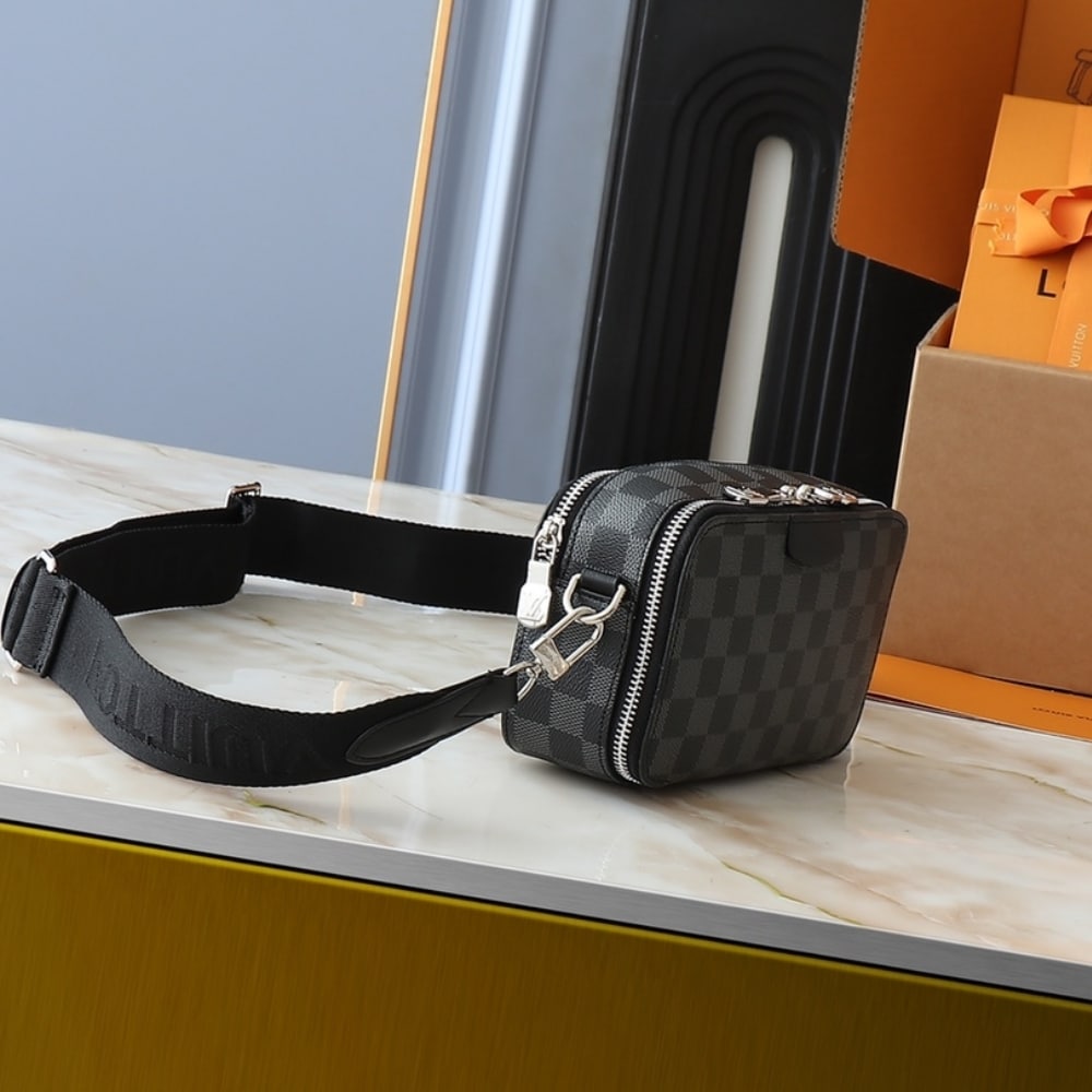 Louis Vuitton Lv Alpha Wearable Grey And Black 18M - Image 3