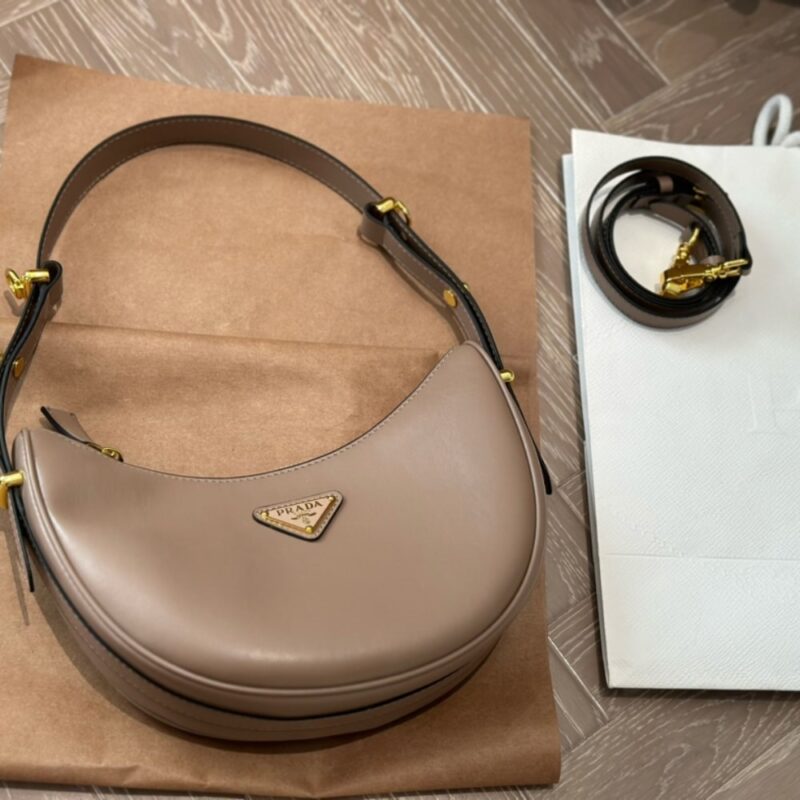 Alternative view of Prada Arqué Small Shoulder Bag Sand 23Cm 1Bc194 Ask F02Yp V Ooo