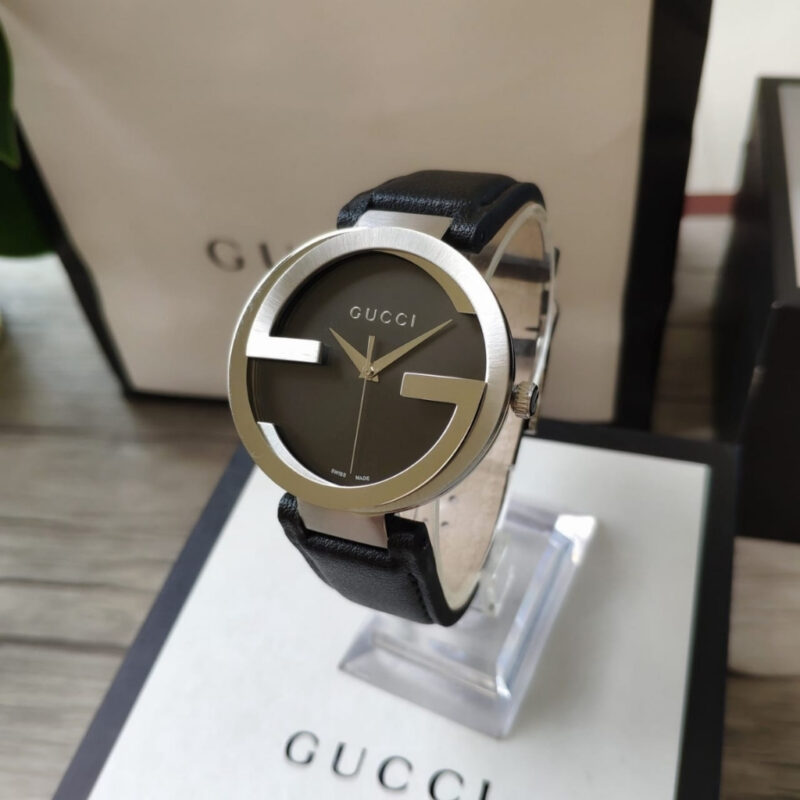 Alternative view of Gucci Interlocking Watch Black Dial 29mm YA133501