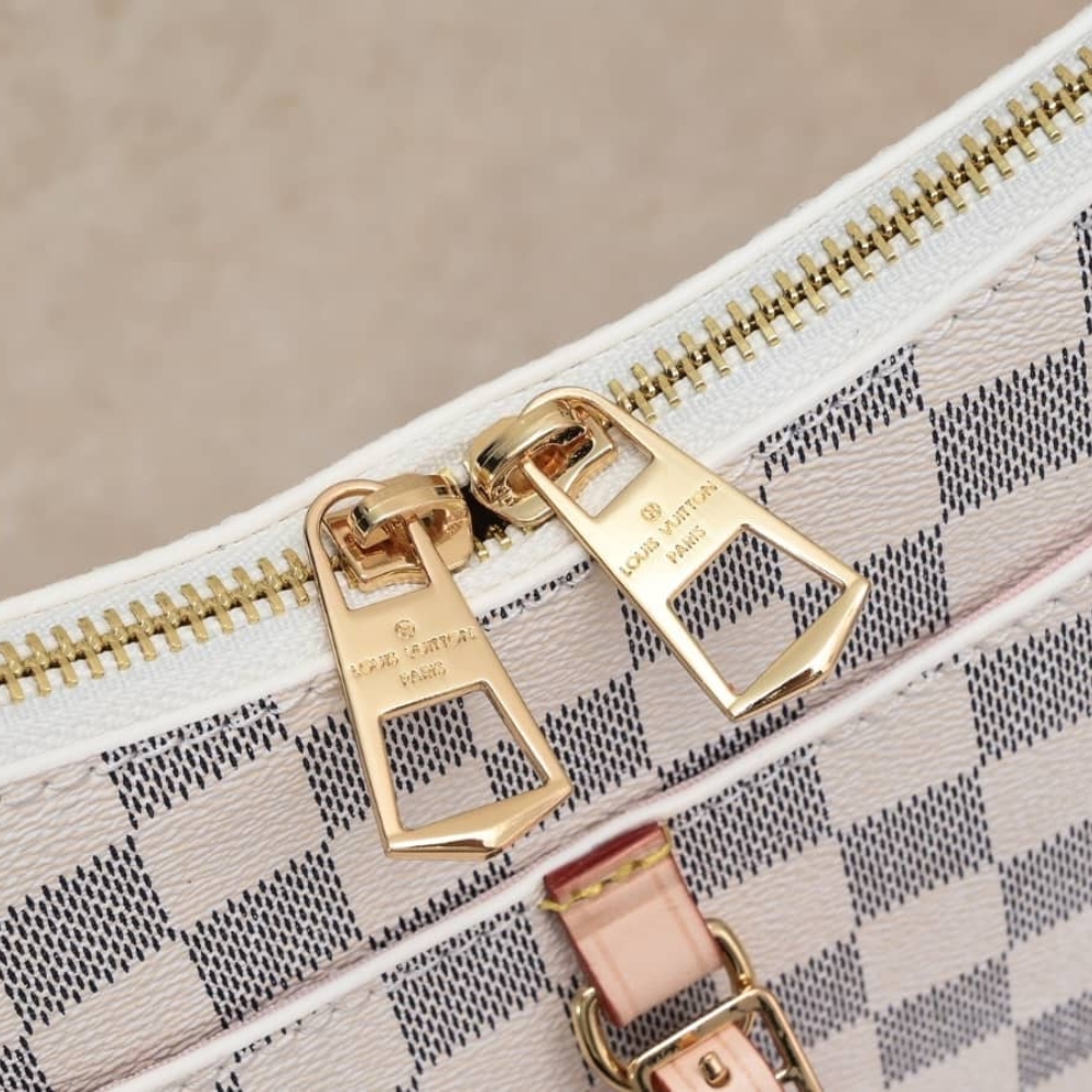 Louis Vuitton Odéon Shoulder Bag Damier Azur 26Cm - Image 7