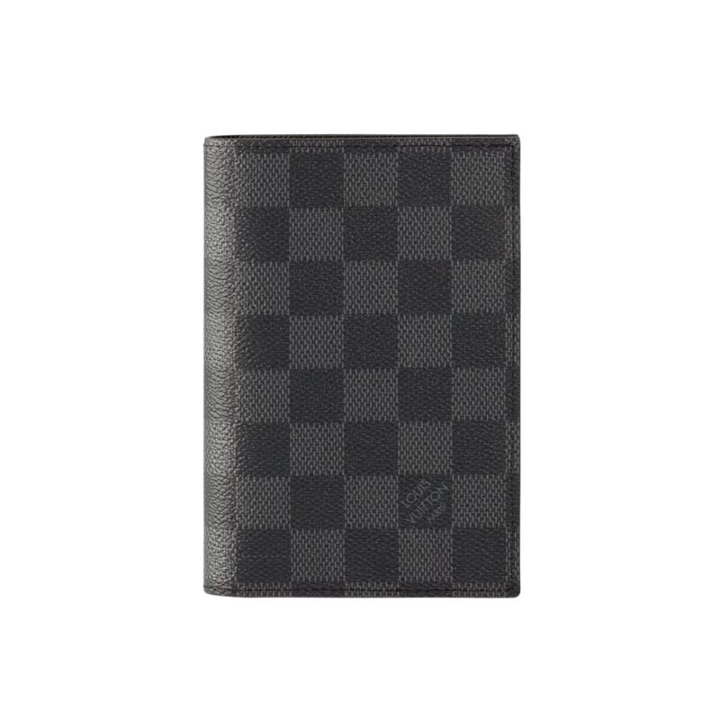 Louis Vuitton Passport Cover Damier Graphite 14Cm N64411
