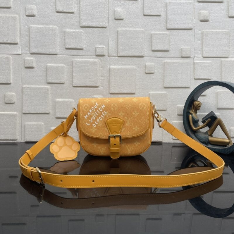 Alternative view of [Super Vip 1:1] Louis Vuitton Montsouris Messenger Yellow 20Cm M12694