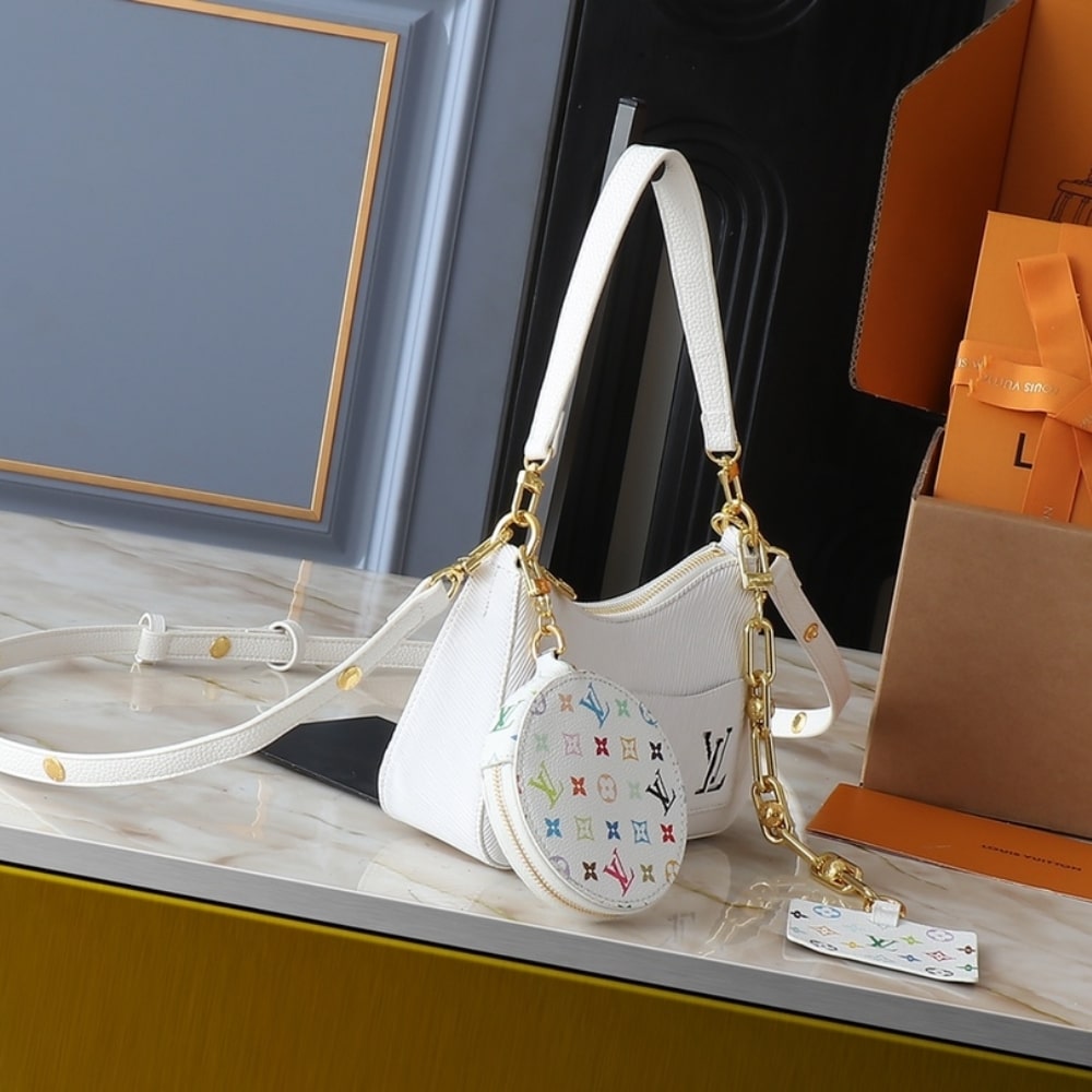 Louis Vuitton X Murakami Marellini Bag White 19Cm M13100 - Image 3