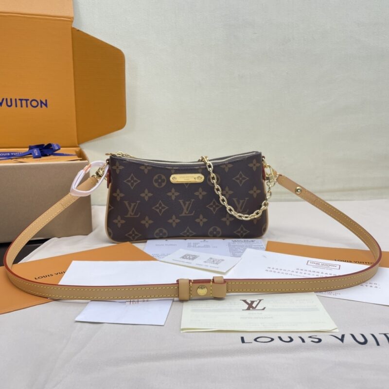 Alternative view of [Super Vip 1:1] Louis Vuitton Pochette Liv Monogram Brown 24Cm M83008