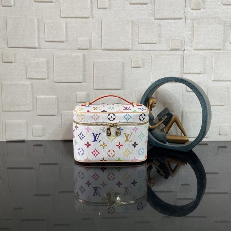 Alternative view of [Super Vip 1:1] Louis Vuitton X Takashi Murakami Nice Mini Multicolored White 24Cm M28340