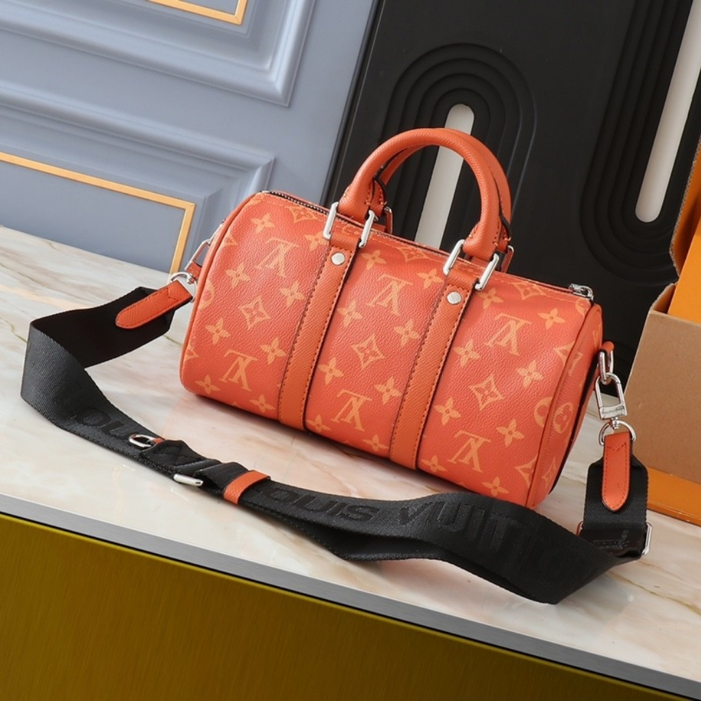 Louis Vuitton Keepall Bandoulière 25 Tangerine 25Cm M31044 - Image 4
