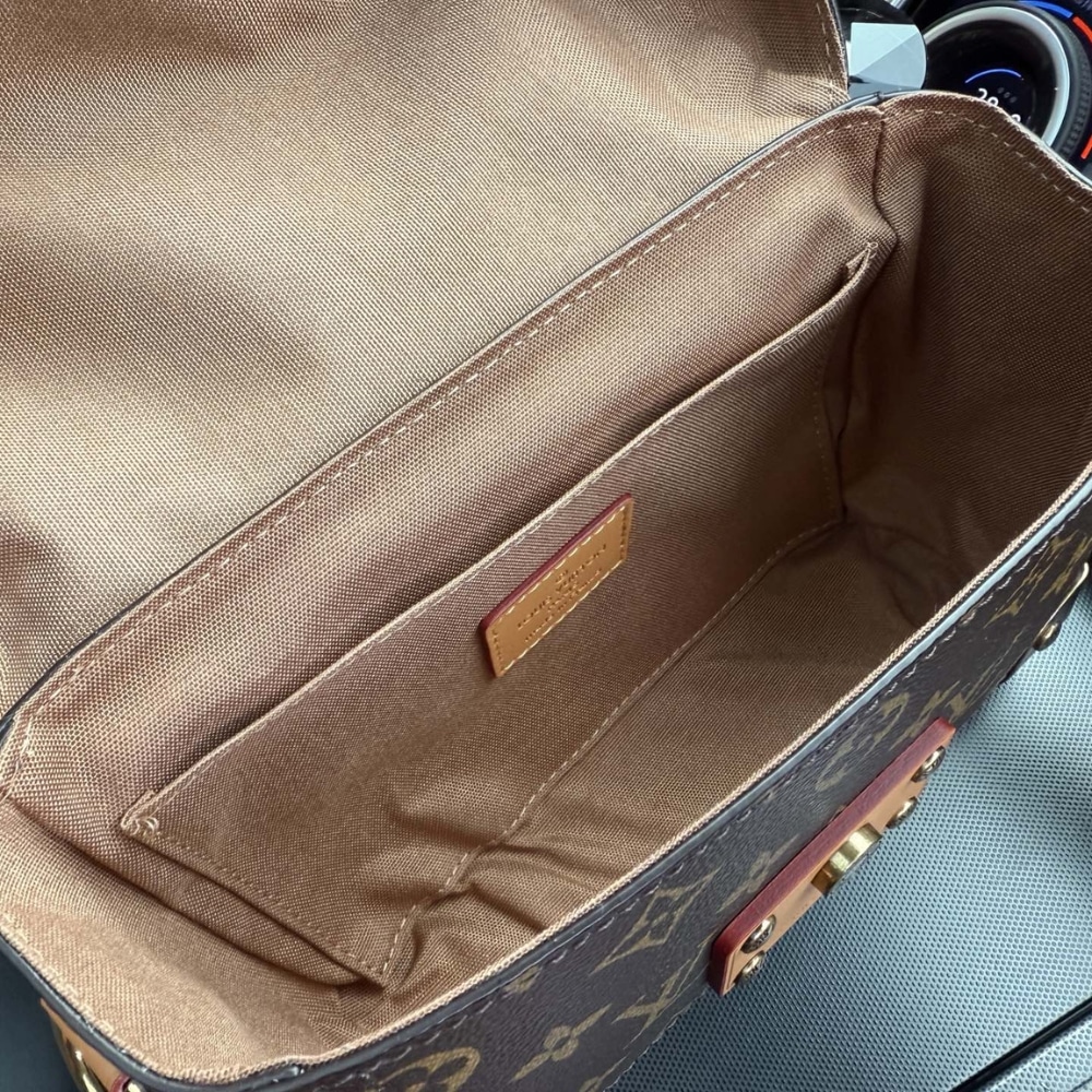 Louis Vuitton Soul Trunk Monogram Dust Coated Canvas Brown 15Cm M11535 - Image 4