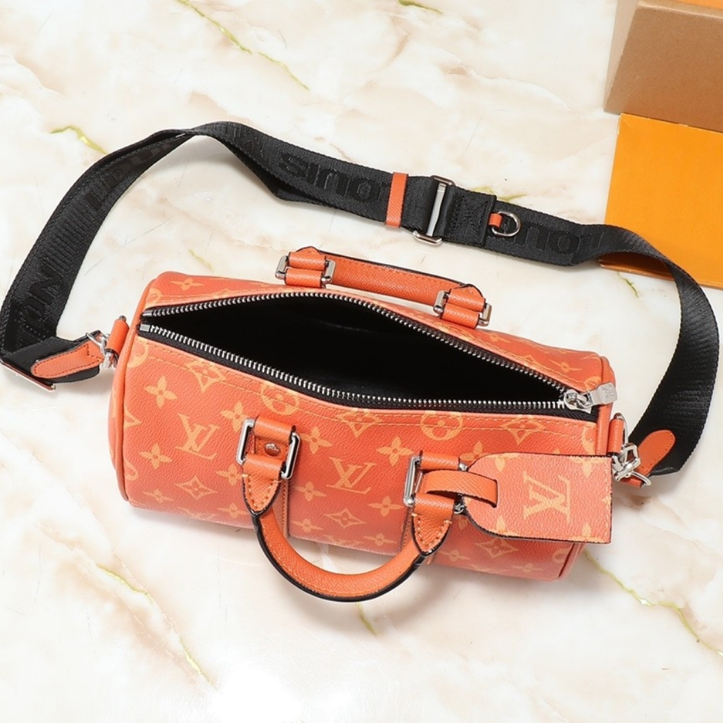 Louis Vuitton Keepall Bandoulière 25 Tangerine 25Cm M31044 - Image 6