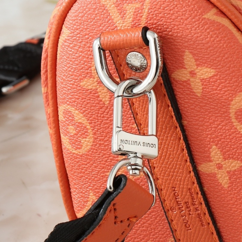 Louis Vuitton Keepall Bandoulière 25 Tangerine 25Cm M31044 - Image 9