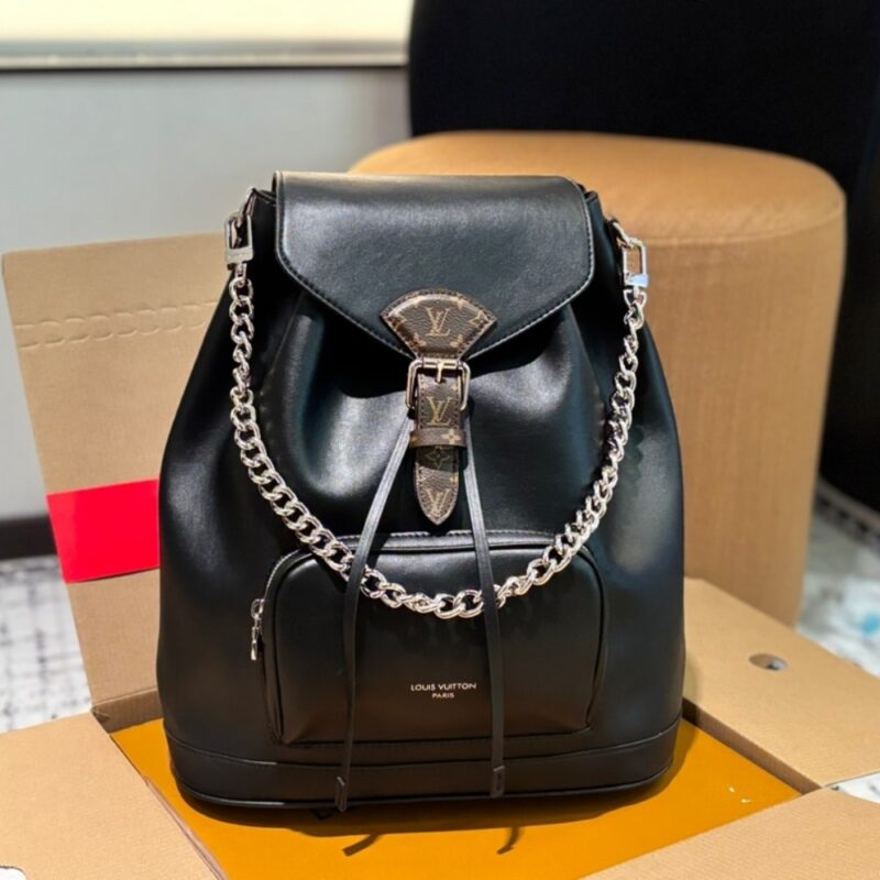 Alternative view of Louis Vuitton Montsouris Vibe PM Backpack Black 31Cm M12587