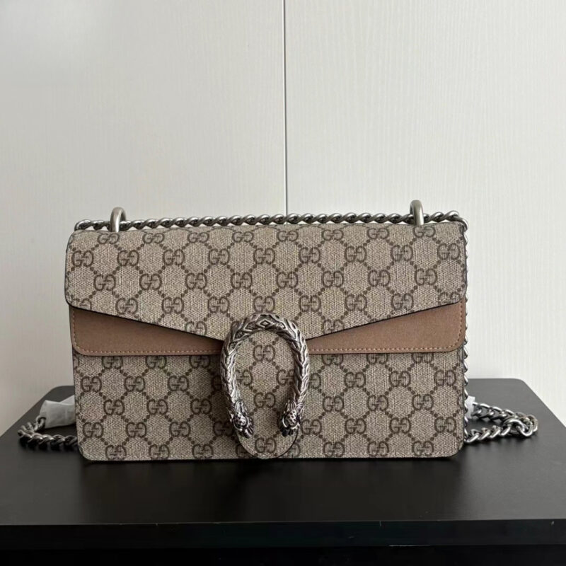 Alternative view of [Super Vip 1:1] Gucci Dionysus Medium Shoulder Bag Beige Ebony GG Supreme 28cm 499623 92TJN 8660