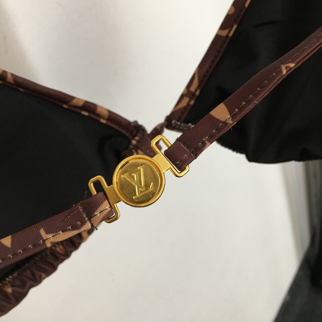Louis Vuitton Monogram Bikini Set Brown 1AC6AU - Image 7
