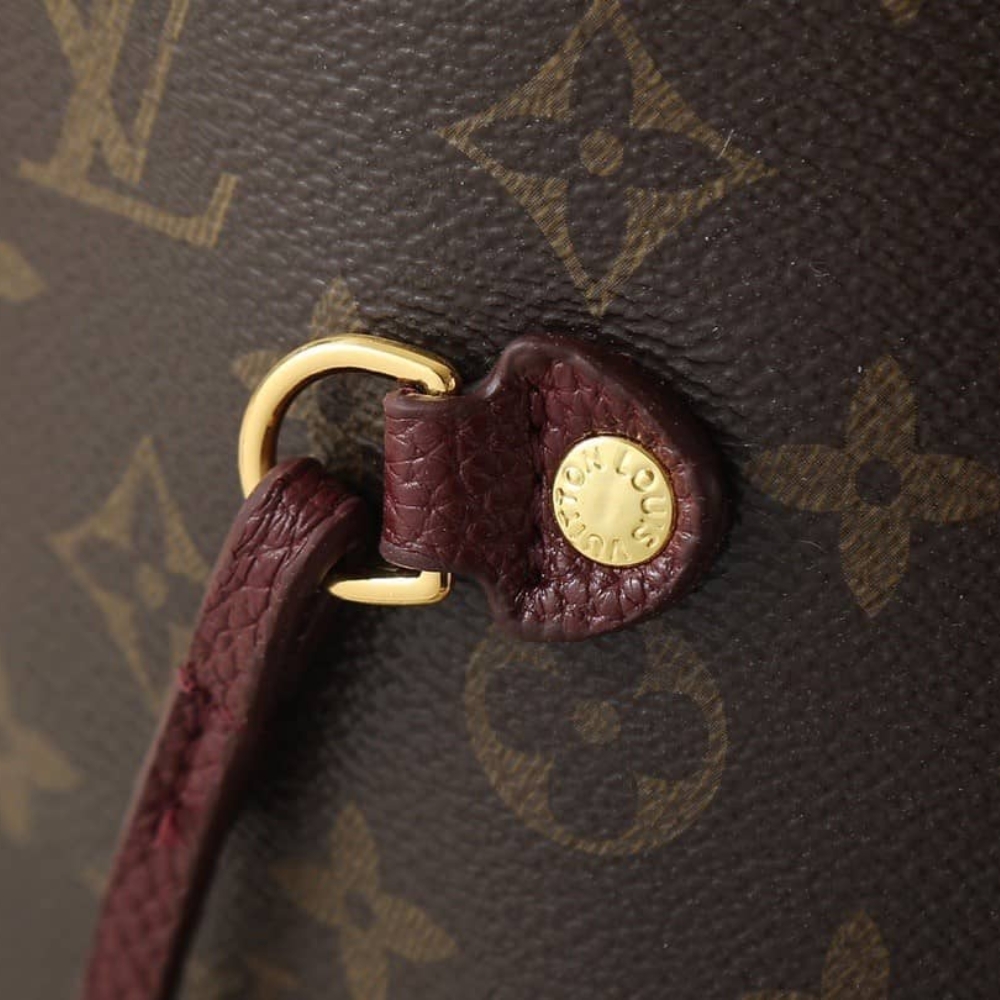 Louis Vuitton Neverfull Inside Out MM Monogram Wine 31Cm M25663 - Image 7