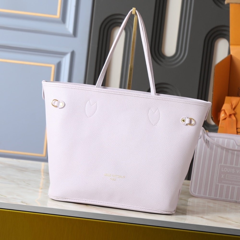 Louis Vuitton Neverfull Inside Out MM Monogram Misty Lilac 31Cm - Image 4