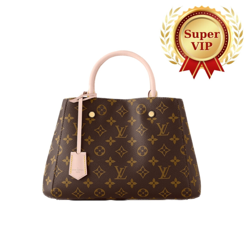 [Super Vip 1:1] Louis Vuitton Montaigne Bb Monogram Canvas Brown 29Cm M41055