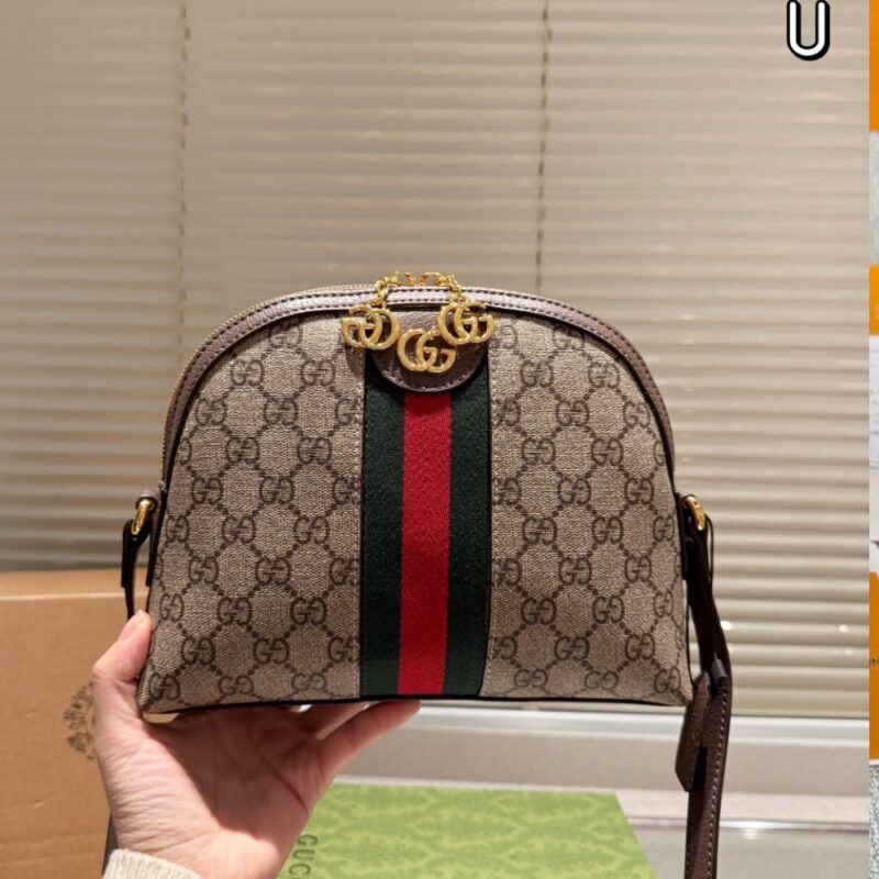 Alternative view of Gucci Ophidia Small Shoulder Gg Supreme Beige Ebony 23Cm 499621 K05Ng 8745