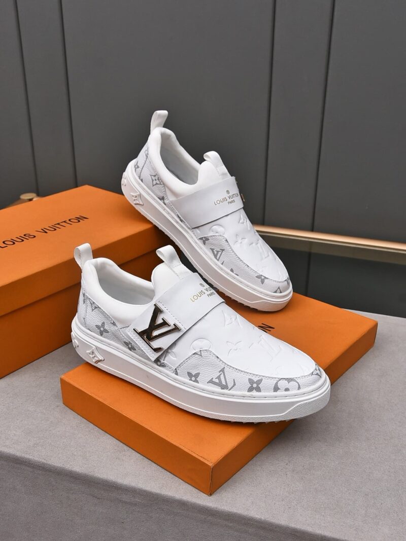 Alternative view of Louis Vuitton Slip On Monogram White