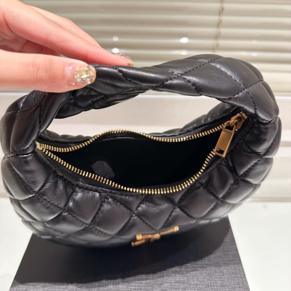Saint Laurent Icarino Mini In Quilted Nappa Leather Black 19Cm 871329AAANG1000 - Image 4