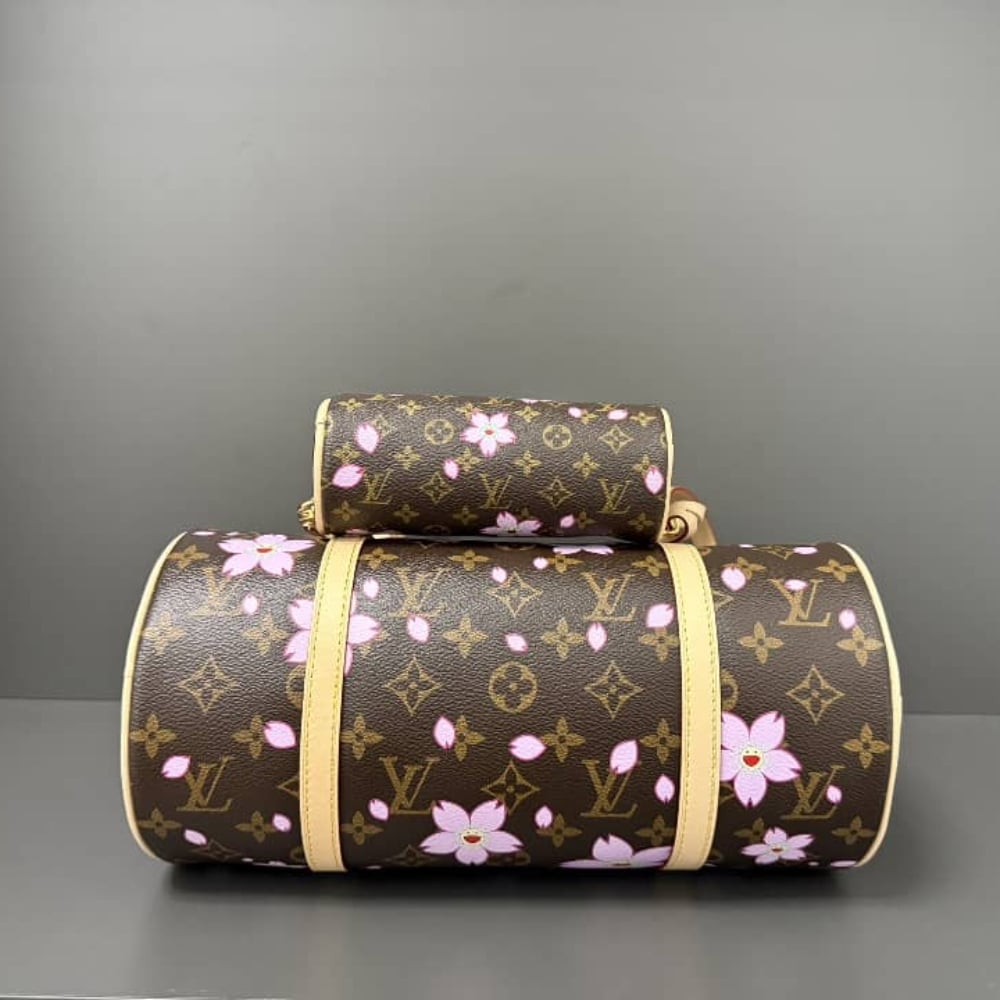 Louis Vuitton X Murakami Papillon Sakura Brown 27Cm M13097 - Image 5