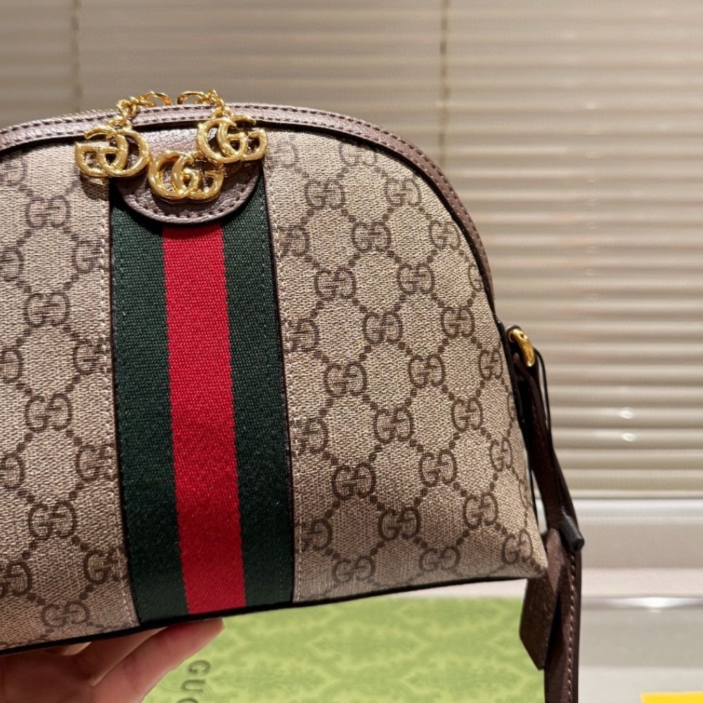 Gucci Ophidia Small Shoulder Gg Supreme Beige Ebony 23Cm 499621 K05Ng 8745 - Image 3