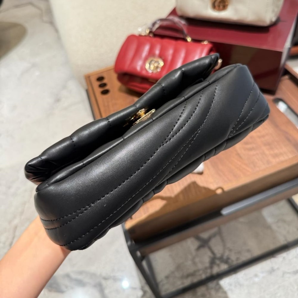 Gucci Gg Milano Mini Top Handle Bag Black Puffy Quilted Leather 21Cm 806016 Aad71 1000 - Image 5
