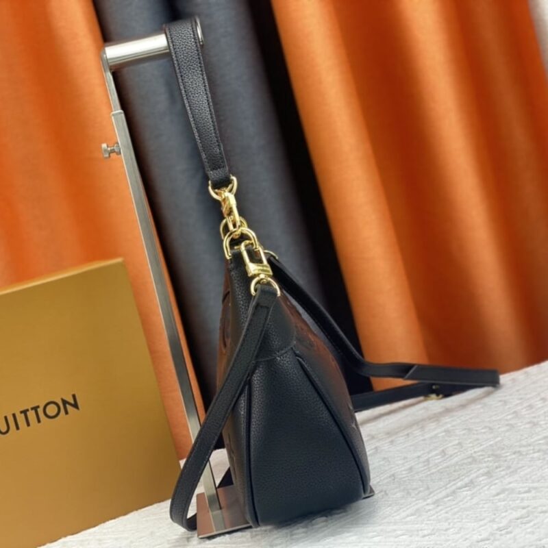 Alternative view of [Super Vip 1:1] Louis Vuitton Bagatelle Monogram Empreinte Leather Black 22Cm M46002