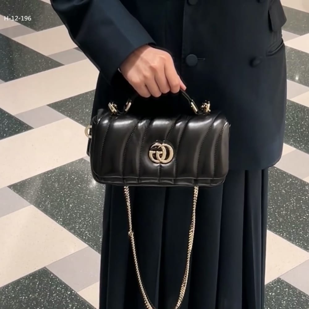 Gucci Gg Milano Mini Top Handle Bag Black Puffy Quilted Leather 21Cm 806016 Aad71 1000 - Image 9