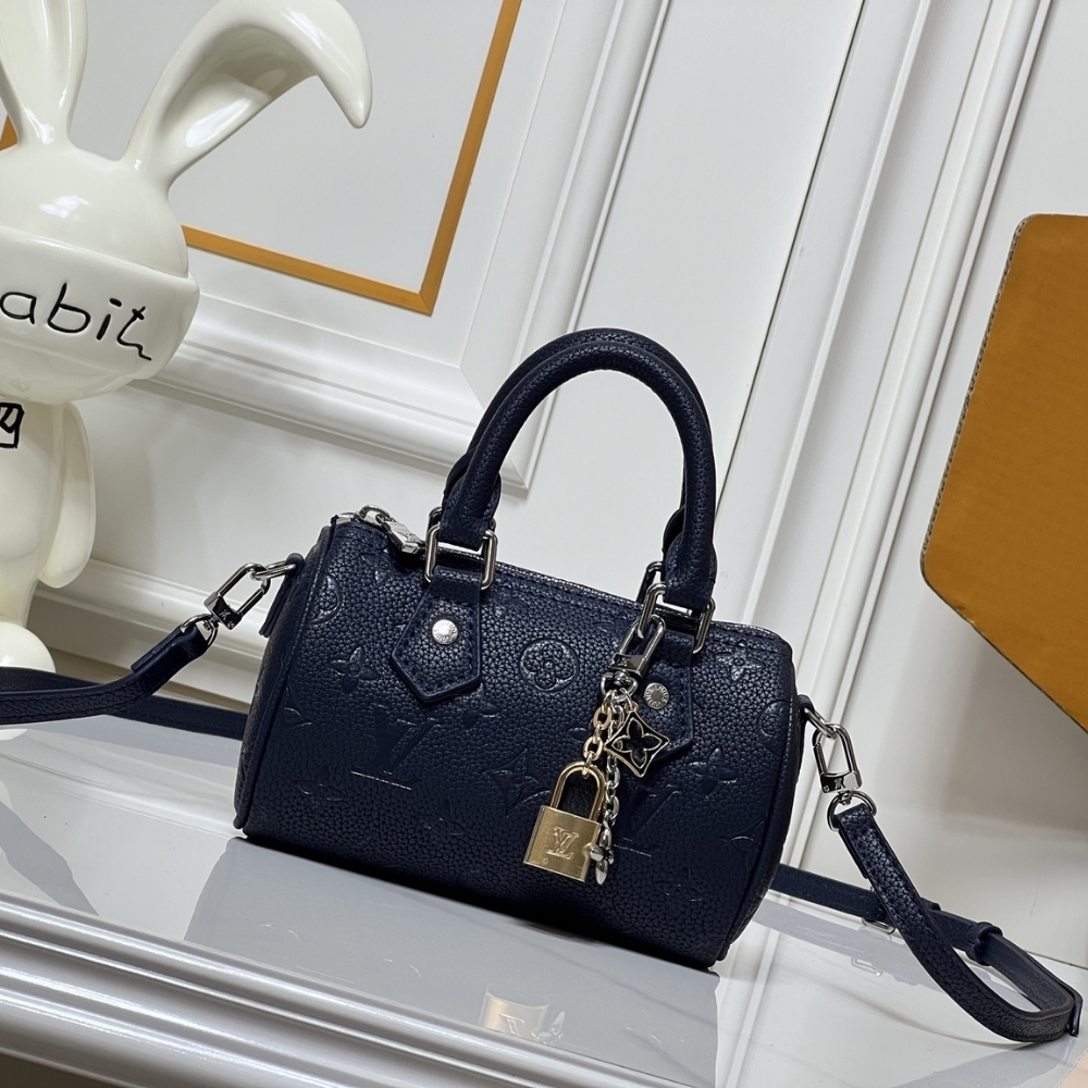 Louis Vuitton Nano Speedy Shimmery Ink 16Cm M26510 - Image 2