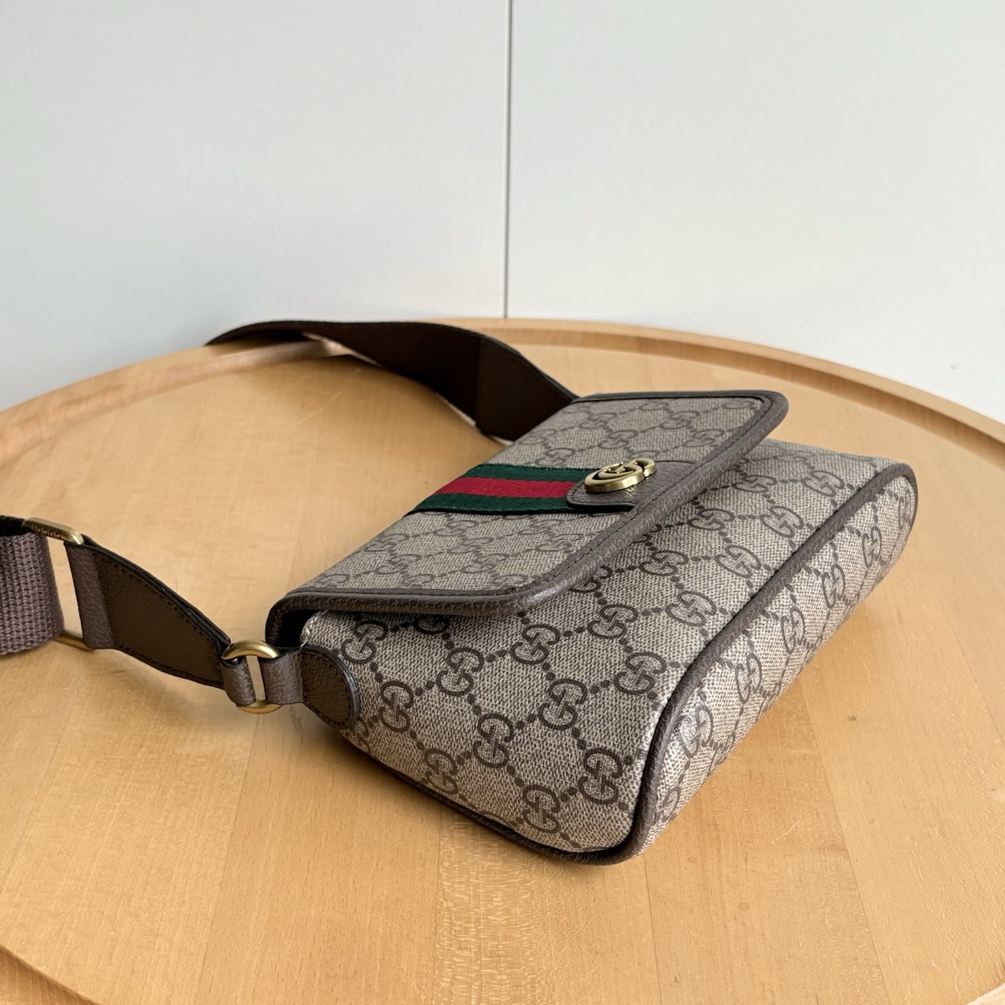 Gucci Ophidia Mini Bag Beige And Dark Brown 18Cm 838599 Faeof 9745 - Image 4