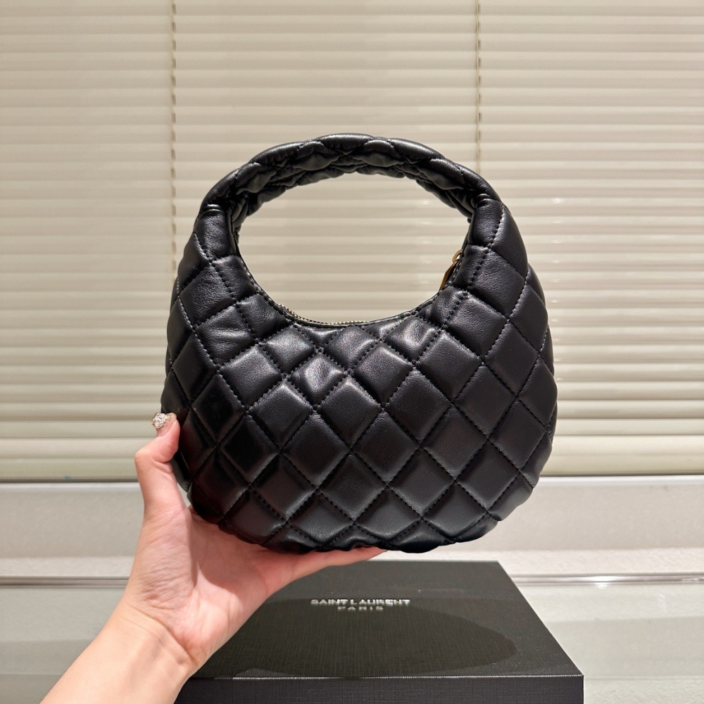 Saint Laurent Icarino Mini In Quilted Nappa Leather Black 19Cm 871329AAANG1000 - Image 3