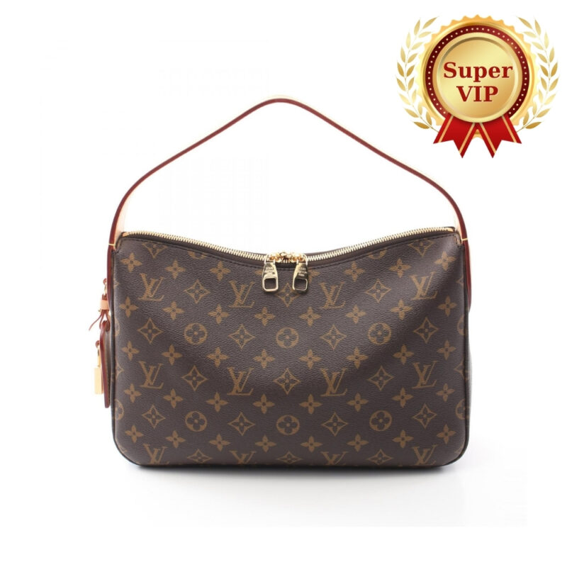 [Super Vip 1:1] Louis Vuitton Slouchy PM Bag Brown 33Cm M11952